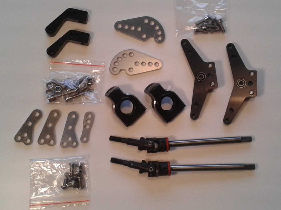 Pack-tuning přední náprava Axial
